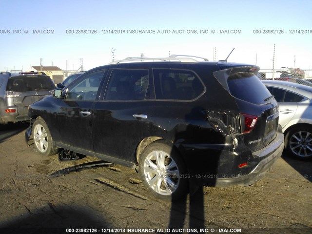 5N1DR2MN6JC666011 - 2018 NISSAN PATHFINDER S/SV/SL/PLATINUM BLACK photo 3