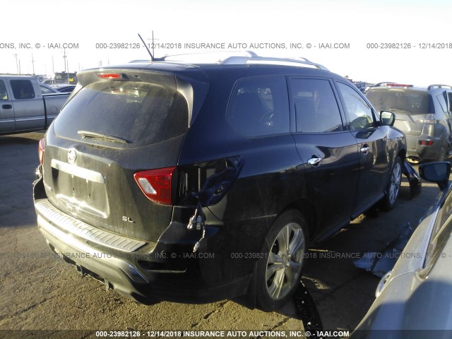 5N1DR2MN6JC666011 - 2018 NISSAN PATHFINDER S/SV/SL/PLATINUM BLACK photo 4