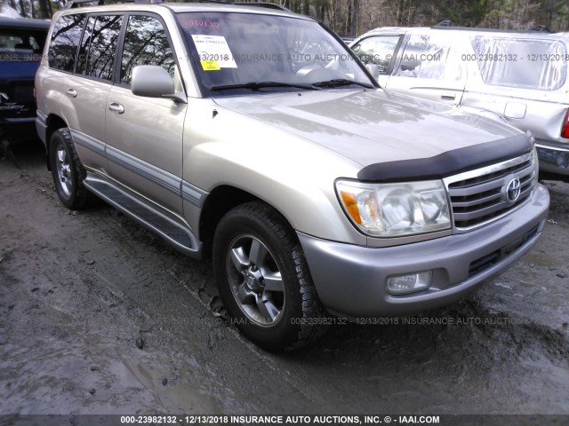 JTEHT05J662086760 - 2006 TOYOTA LAND CRUISER  GOLD photo 1