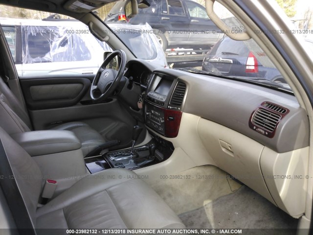 JTEHT05J662086760 - 2006 TOYOTA LAND CRUISER  GOLD photo 5