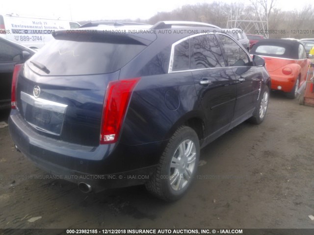 3GYFNDEY4AS510518 - 2010 CADILLAC SRX LUXURY COLLECTION BLUE photo 4