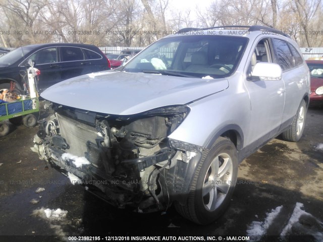 KM8NU13C27U010825 - 2007 HYUNDAI VERACRUZ GLS/SE/LIMITED GRAY photo 2