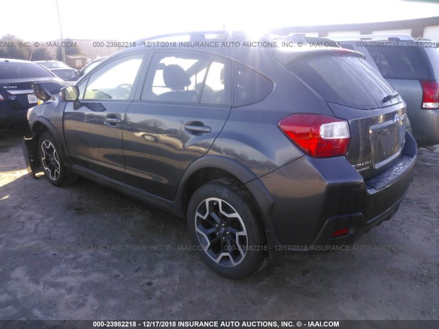 JF2GPAKC0G8282760 - 2016 SUBARU CROSSTREK LIMITED GRAY photo 3