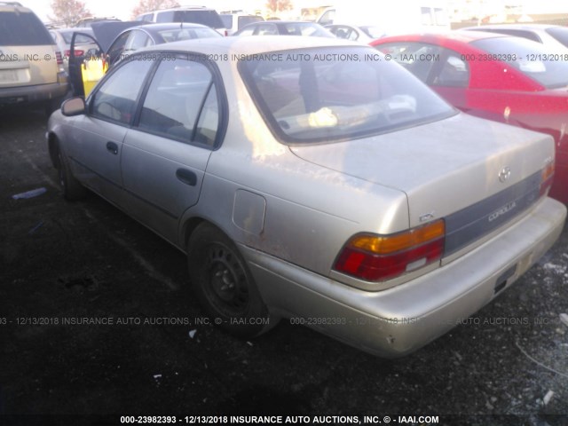 1NXAE09B8SZ265766 - 1995 TOYOTA COROLLA LE/DX GRAY photo 3