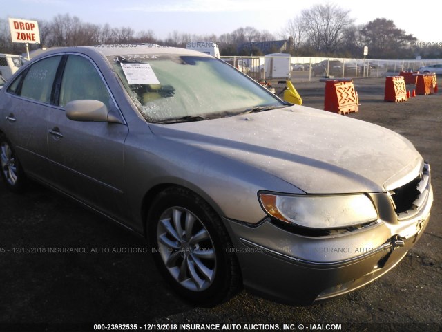 KMHFC46F06A120822 - 2006 HYUNDAI AZERA SE/LIMITED TAN photo 1