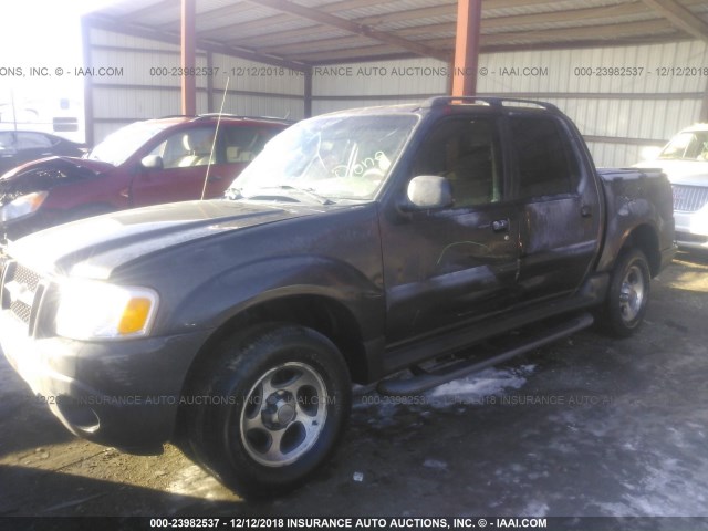 1FMZU77K55UB23364 - 2005 FORD EXPLORER SPORT TR  GRAY photo 2