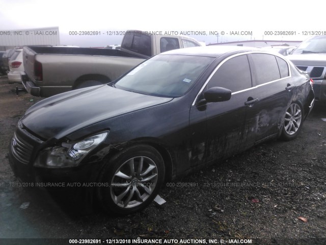 JNKCV61E99M011529 - 2009 INFINITI G37 JOURNEY/SPORT BLACK photo 2