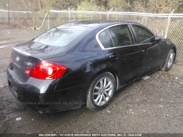 JNKCV61E99M011529 - 2009 INFINITI G37 JOURNEY/SPORT BLACK photo 4