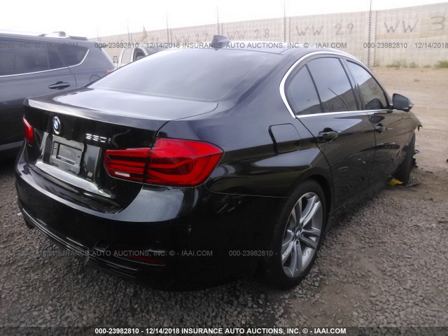 WBA8B9G51JNU96317 - 2018 BMW 330 I BLACK photo 4