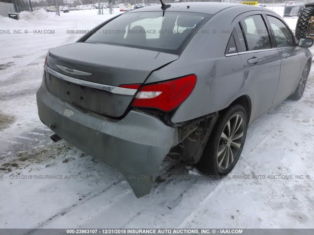 1C3CCBBG9DN700106 - 2013 CHRYSLER 200 TOURING GRAY photo 6