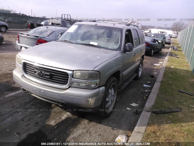 1GKEK13ZX2J106019 - 2002 GMC YUKON GOLD photo 2