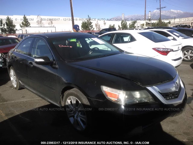 JH4KB26519C000259 - 2009 ACURA RL BLACK photo 1