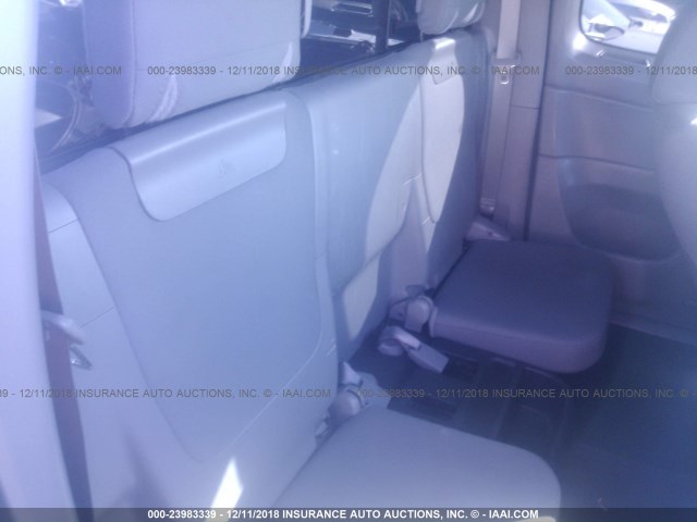 5TFTX4CN7FX060087 - 2015 TOYOTA TACOMA ACCESS CAB WHITE photo 8