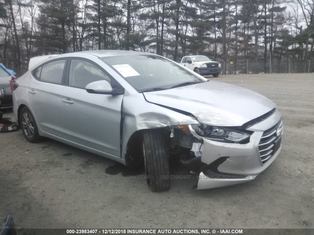 5NPD84LF8JH223361 - 2018 HYUNDAI ELANTRA SEL/VALUE/LIMITED SILVER photo 1