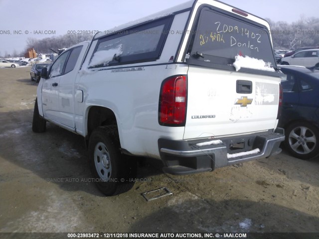 1GCHSAEA2F1173378 - 2015 CHEVROLET COLORADO WHITE photo 3