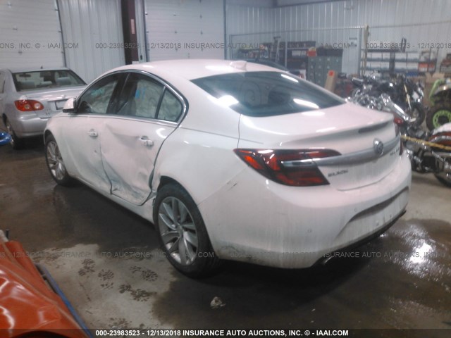 2G4GN5EX5F9241842 - 2015 BUICK REGAL PREMIUM WHITE photo 3