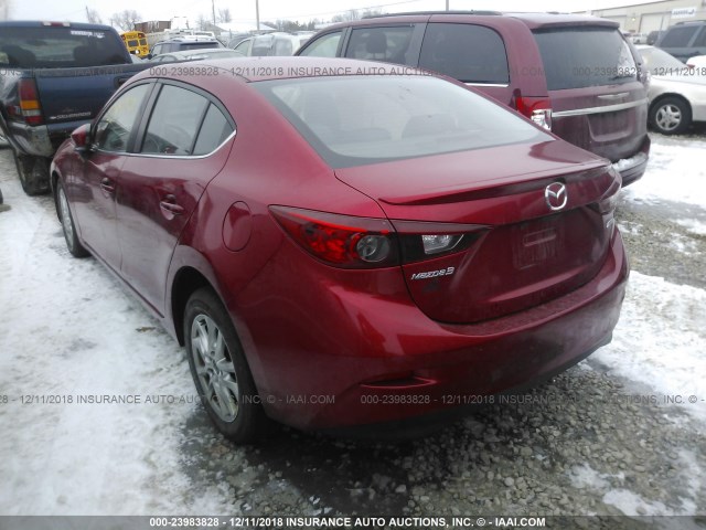 JM1BM1V71E1149642 - 2014 MAZDA 3 TOURING RED photo 3