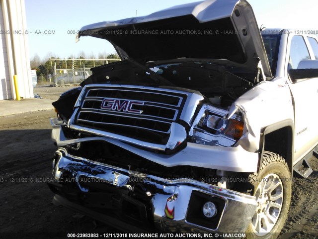 1GTV2UEC3EZ233402 - 2014 GMC SIERRA K1500 SLE SILVER photo 6