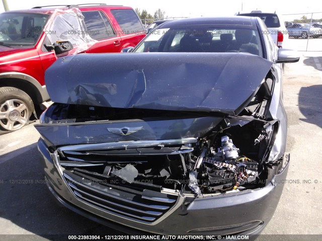 KMHGN4JE3GU136459 - 2016 HYUNDAI GENESIS 3.8L GRAY photo 6