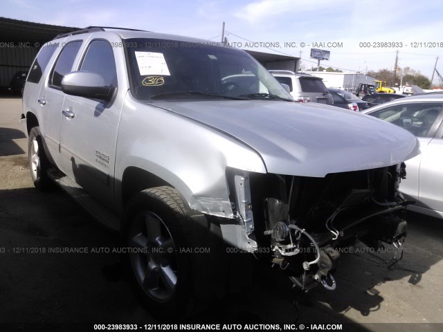 1GNSCAE05DR144120 - 2013 CHEVROLET TAHOE C1500  LS GRAY photo 1