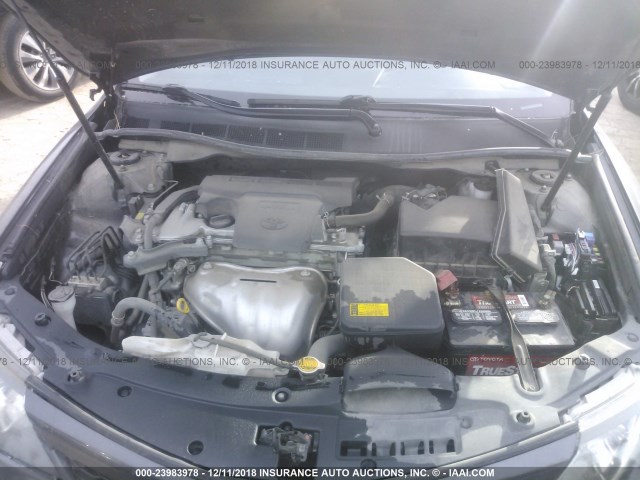 4T1BF1FK5CU075291 - 2012 TOYOTA CAMRY SE/LE/XLE 灰色 照片 10