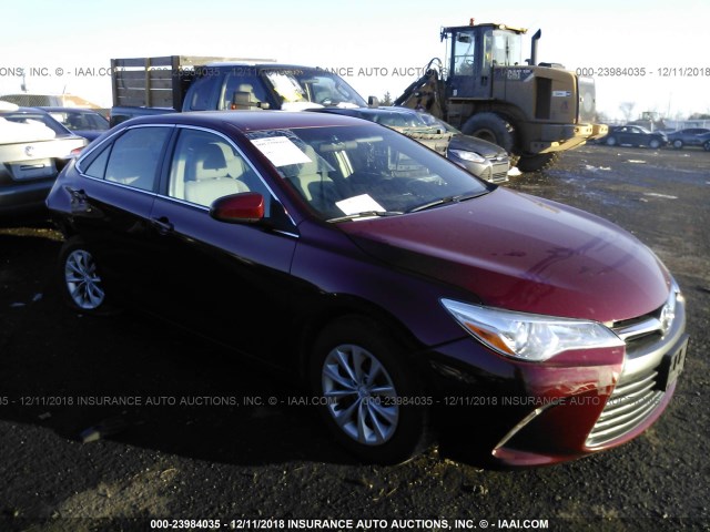 4T1BF1FK4GU566585 - 2016 TOYOTA CAMRY LE/XLE/SE/XSE RED photo 1