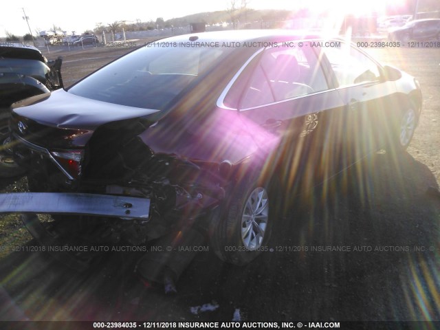 4T1BF1FK4GU566585 - 2016 TOYOTA CAMRY LE/XLE/SE/XSE RED photo 4