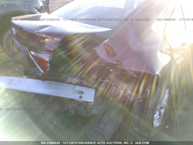 4T1BF1FK4GU566585 - 2016 TOYOTA CAMRY LE/XLE/SE/XSE RED photo 6