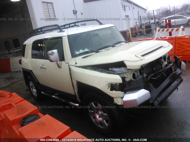 JTEBU11F08K006365 - 2008 TOYOTA FJ CRUISER CREAM photo 1