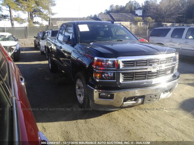 1GCVKREH3FZ207599 - 2015 CHEVROLET SILVERADO K1500 LT BLACK photo 1