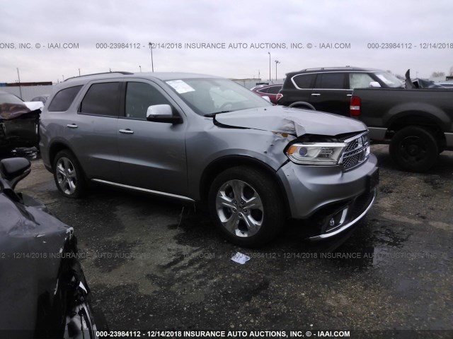 1C4RDHAG5FC937746 - 2015 DODGE DURANGO SXT SILVER photo 1