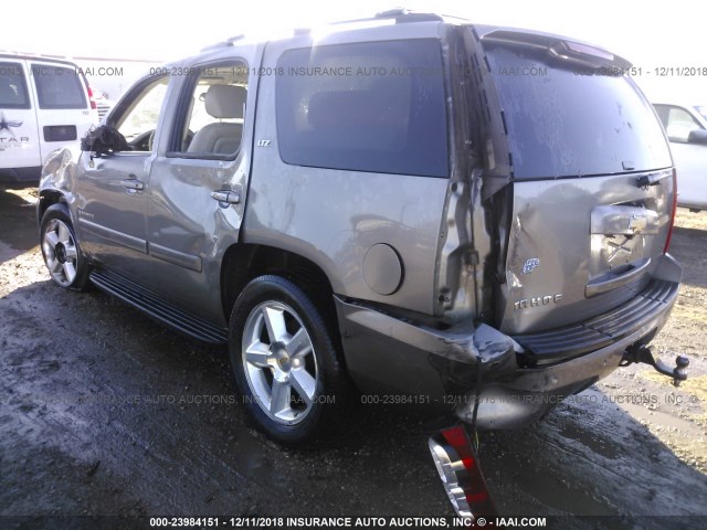 1GNFK13087J114118 - 2007 CHEVROLET TAHOE K1500 TAN photo 3