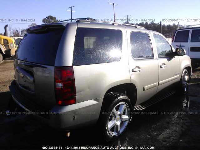 1GNFK13087J114118 - 2007 CHEVROLET TAHOE K1500 TAN photo 4