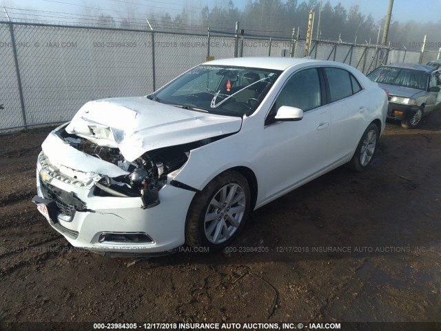 1G11D5SL4FF156036 - 2015 CHEVROLET MALIBU 2LT WHITE photo 2