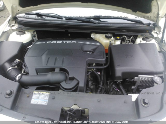 1G1ZH57BX84295030 - 2008 CHEVROLET MALIBU 1LT WHITE photo 10