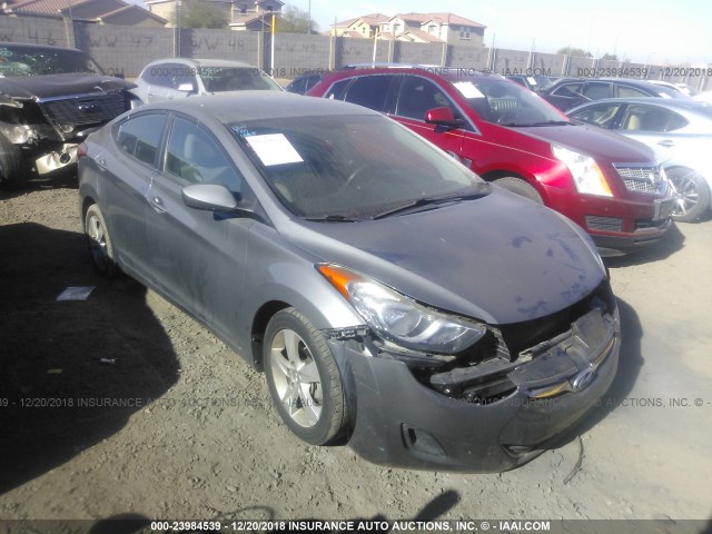 5NPDH4AE4DH372915 - 2013 HYUNDAI ELANTRA GLS/LIMITED GRAY photo 1