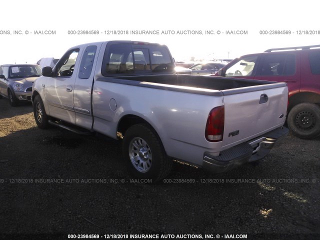 1FTRX17L01NA62267 - 2001 FORD F150 GRAY photo 3