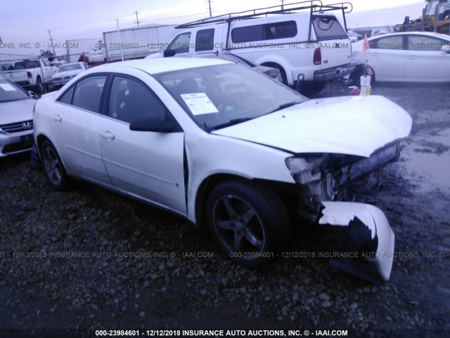 1G2ZG58N774117999 - 2007 PONTIAC G6 SE WHITE photo 1