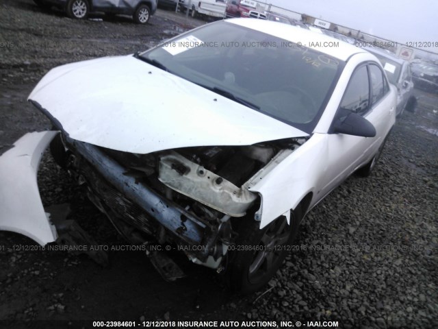 1G2ZG58N774117999 - 2007 PONTIAC G6 SE WHITE photo 2