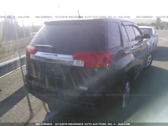 2CTALBEW8A6329983 - 2010 GMC TERRAIN SLE BLACK photo 4