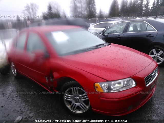 YV1RS592872610868 - 2007 VOLVO S60 2.5T RED photo 1