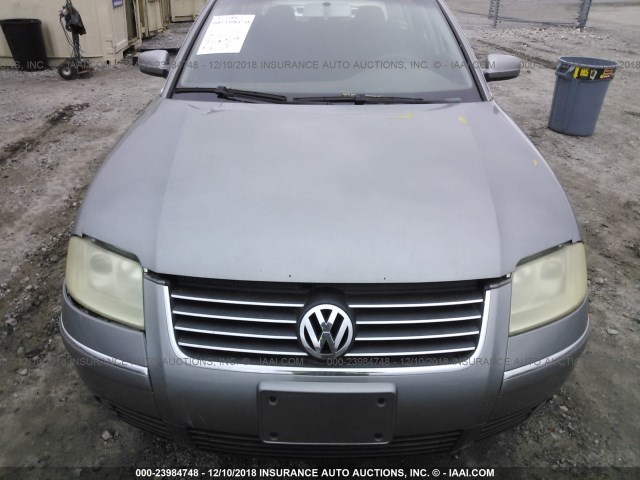 WVWVD63B83E328364 - 2003 VOLKSWAGEN PASSAT GLS GRAY photo 10