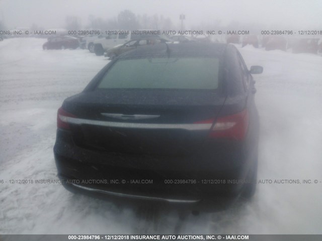 1C3CCBBB1DN617385 - 2013 CHRYSLER 200 TOURING Navy photo 4