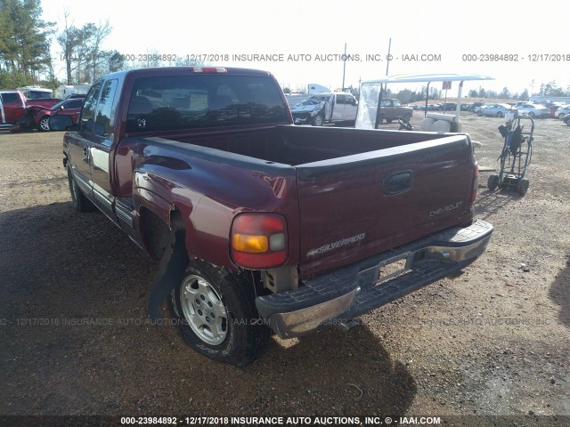 2GCEC19TXY1207009 - 2000 CHEVROLET SILVERADO C1500 MAROON photo 3