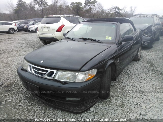 YS3DF78K537002684 - 2003 SAAB 9-3 SE BLACK photo 2