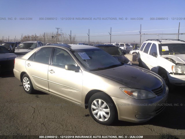 4T1BE32K74U294582 - 2004 TOYOTA CAMRY LE/XLE/SE GOLD photo 1