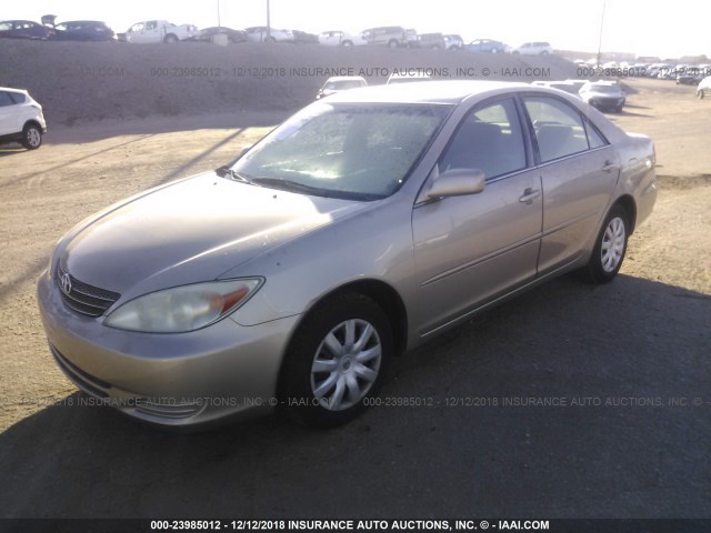 4T1BE32K74U294582 - 2004 TOYOTA CAMRY LE/XLE/SE GOLD photo 2