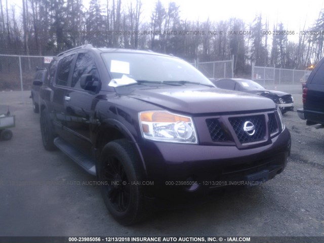 5N1AA0ND4EN604945 - 2014 NISSAN ARMADA SV/SL/PLATINUM PURPLE photo 1