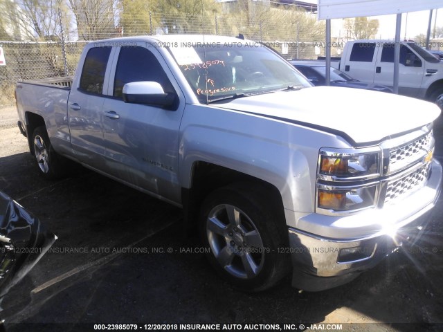 1GCVKREC9EZ200174 - 2014 CHEVROLET SILVERADO K1500 LT SILVER photo 1