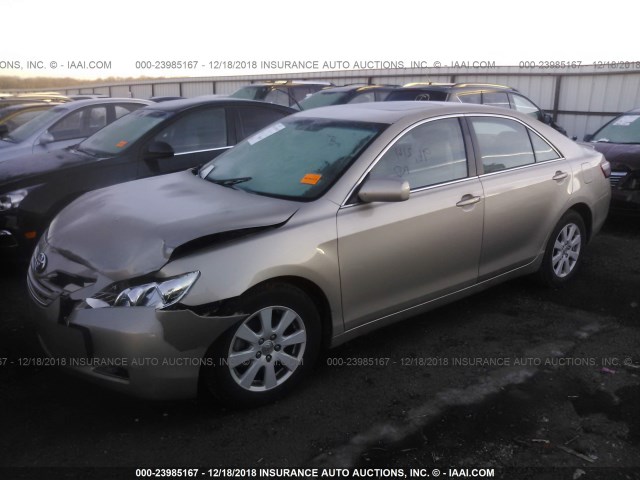 4T4BE46K19R078935 - 2009 TOYOTA CAMRY SE/LE/XLE BEIGE photo 2